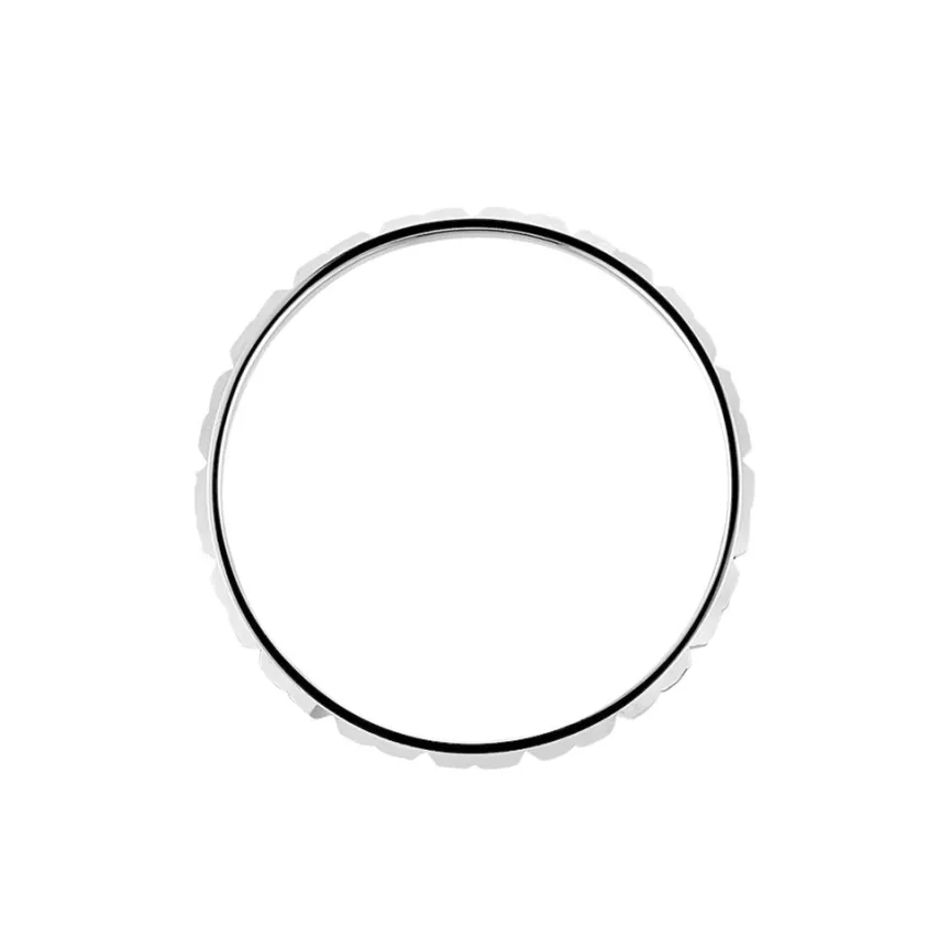 Alliance Marya Carree Diamantee Ruban Plat-Histoire d'Or Clearance