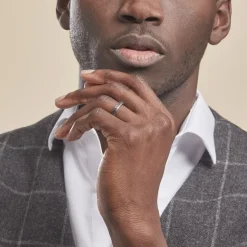 Alliance Mattew Titane Blanc-Histoire d'Or Clearance