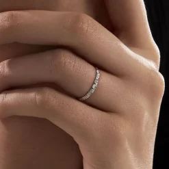 Alliance Menussa Diamantee Or Blanc-Histoire d'Or Hot