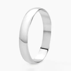 Alliance Meredithe Demi Jonc Classique Or Blanc-Histoire d'Or Outlet