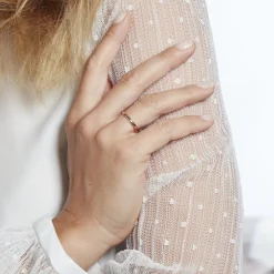 Alliance Meredithe Demi Jonc Classique Or Rose-Histoire d'Or Sale