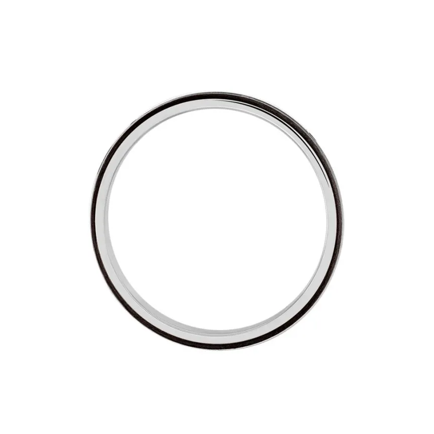 Alliance Nathaell Ruban Plat Palladium Blanc-Histoire d'Or Sale