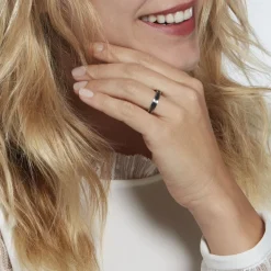 Alliance Navid Ruban Plat Palladium Blanc-Histoire d'Or