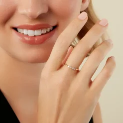 Alliance Octavian Or Jaune Diamant Synthétique-Histoire d'Or Hot