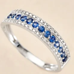 Alliance Or Blanc Amias Diamants-Histoire d'Or Sale