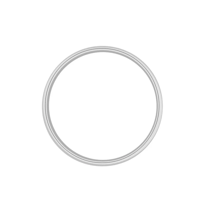 Alliance Padarge Ruban Plat Palladium Blanc-Histoire d'Or Sale