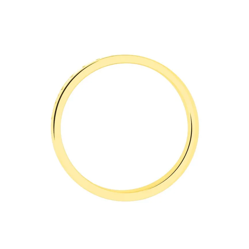 Alliance Raphie Ruban Plat Or Bicolore-Histoire d'Or Sale