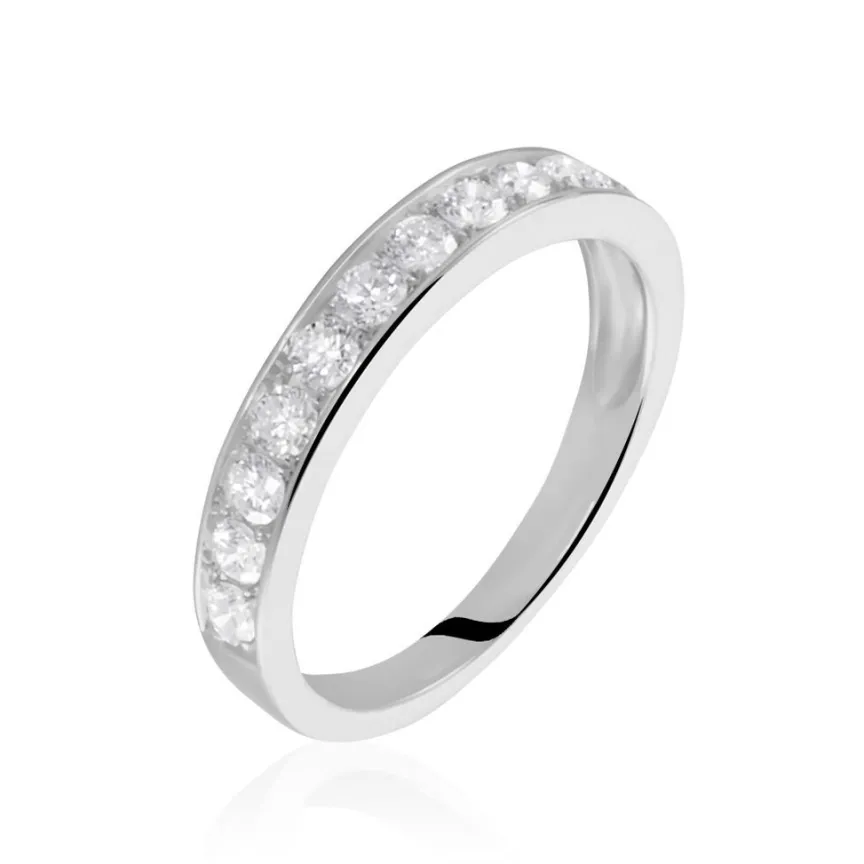 Alliance Rhea Or Blanc Diamant-Histoire d'Or Hot