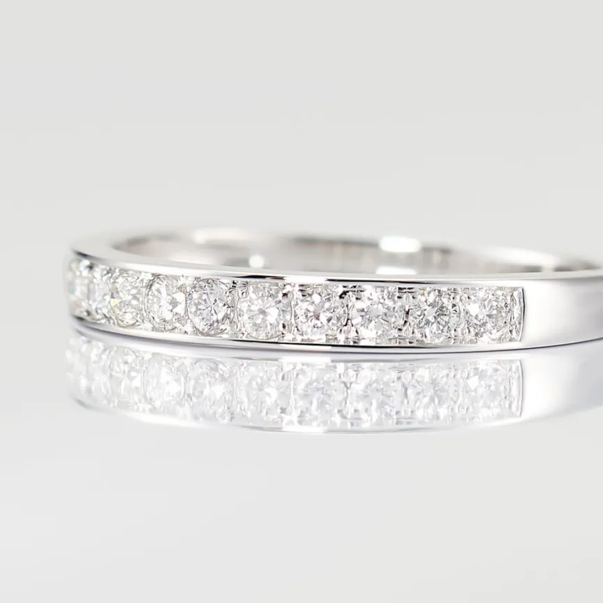 Alliance Rhea Or Blanc Diamant-Histoire d'Or Hot