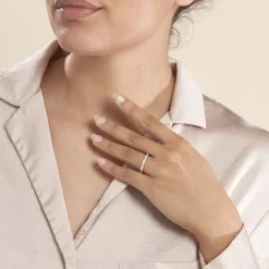 Alliance Rhea Or Blanc Diamant-Histoire d'Or Hot