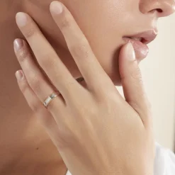 Alliance Romaine Demi Jonc Classique Or Bicolore-Histoire d'Or Hot