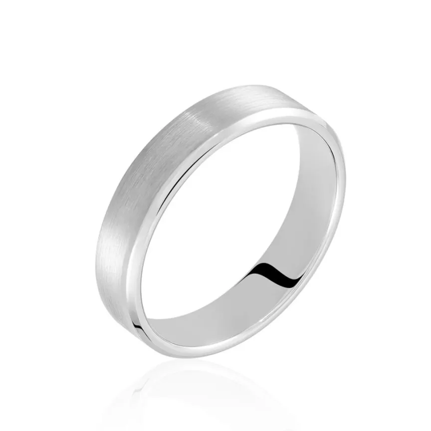 Alliance Rominus Ruban Plat Palladium Blanc-Histoire d'Or Sale