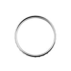 Alliance Satine Diamantee Ruban Plat Or Blanc-Histoire d'Or Discount