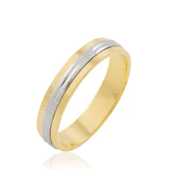 Alliance Sequana Ruban Plat Or Bicolore-Histoire d'Or Discount