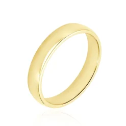 Histoire d'Or Alliance Sirona Demi Jonc Confort Or Jaune