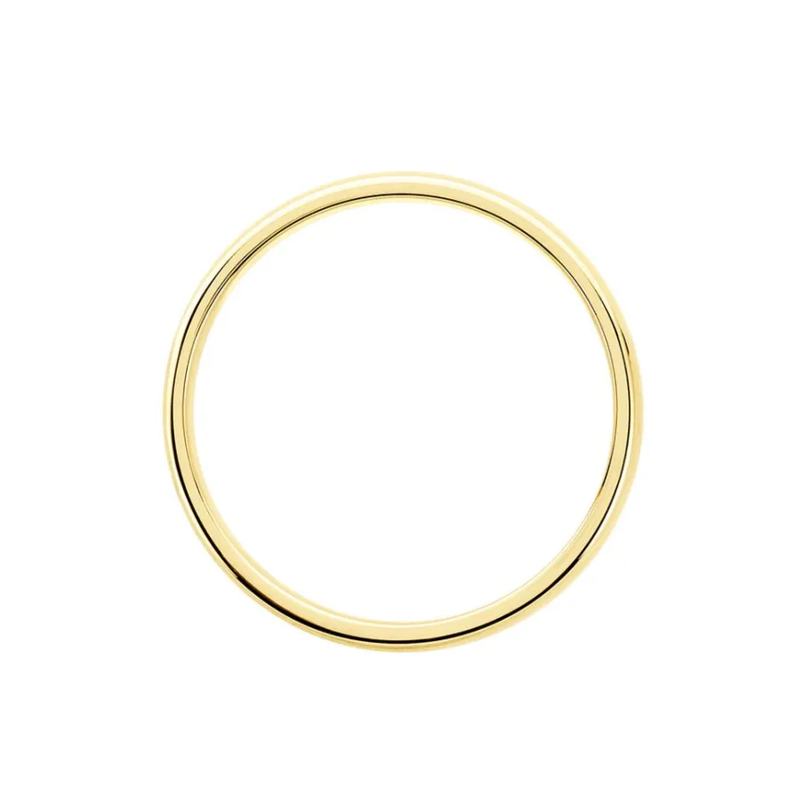Histoire d'Or Alliance Sirona Demi Jonc Confort Or Jaune