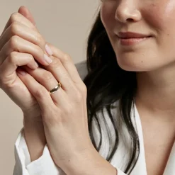 Histoire d'Or Alliance Sirona Demi Jonc Confort Or Jaune