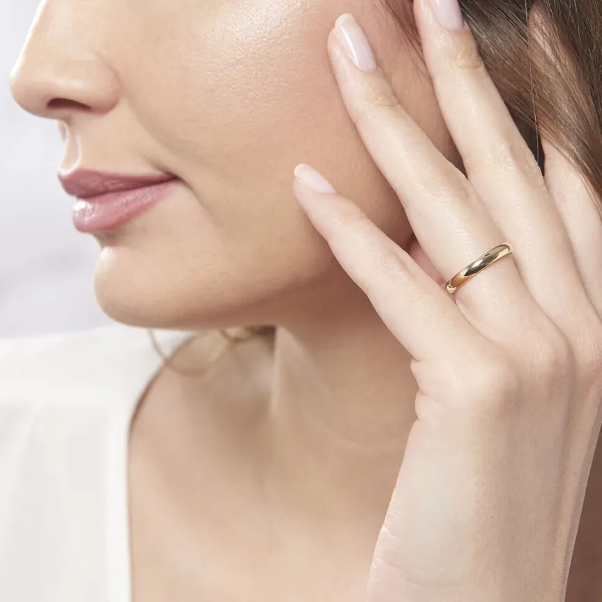 Alliance Sonia Demi Jonc Confort Or Jaune-Histoire d'Or Outlet
