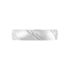 Alliance Soriya Demi Jonc Classique Argent Blanc-Histoire d'Or Outlet