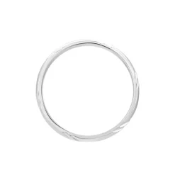 Alliance Soriya Demi Jonc Classique Argent Blanc-Histoire d'Or Best