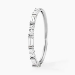 Alliance Taranis Or Blanc Diamant Synthétique-Histoire d'Or New