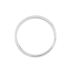 Alliance Twiggy Demi Jonc Classique Argent Blanc-Histoire d'Or Discount