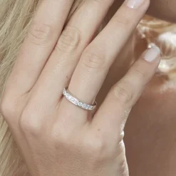 Alliance Valentine Or Blanc Diamant Synthetique-Histoire d'Or Best