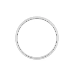 Histoire d'Or Aphroditia Demi Jonc Bombe Trouwring Wit Platina