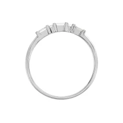 Bague 1986 Or Blanc Diamant-Histoire d'Or Discount