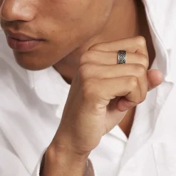 Bague Acier Blanc Ugo-Histoire d'Or Sale