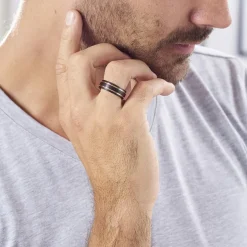 Bague Acier Rose-JOURDAN Best