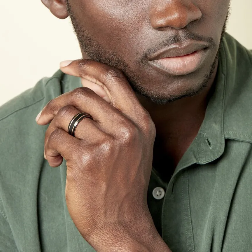 Bague Acier Rose-JOURDAN Best