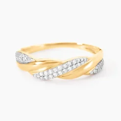 Bague Admète Or Jaune Diamant-Histoire d'Or Hot