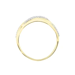 Bague Admète Or Jaune Diamant-Histoire d'Or Hot