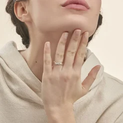 Bague Admète Or Jaune Diamant-Histoire d'Or Hot