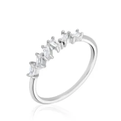 Histoire d'Or Bague Adonia Argent Blanc Oxyde De Zirconium