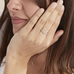 Histoire d'Or Bague Adonia Argent Blanc Oxyde De Zirconium