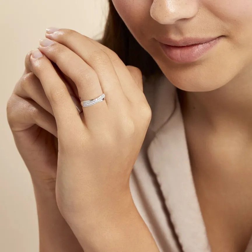 Bague Aglae De Zirconium-Histoire d'Or New