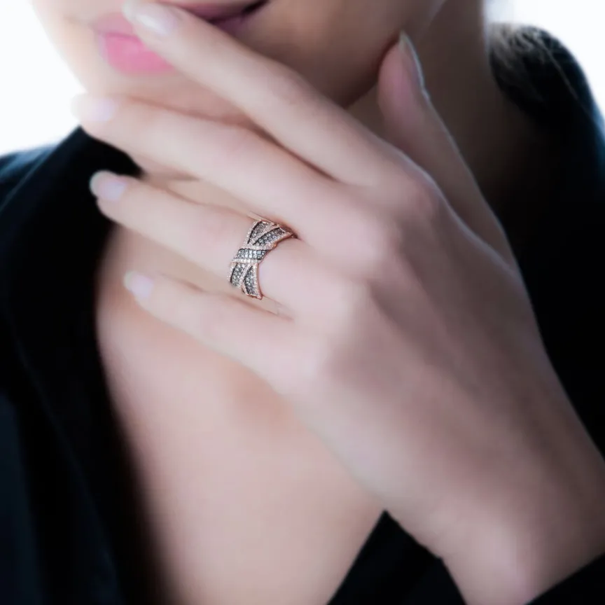 Bague Agnes Or Rose Diamant-Histoire d'Or