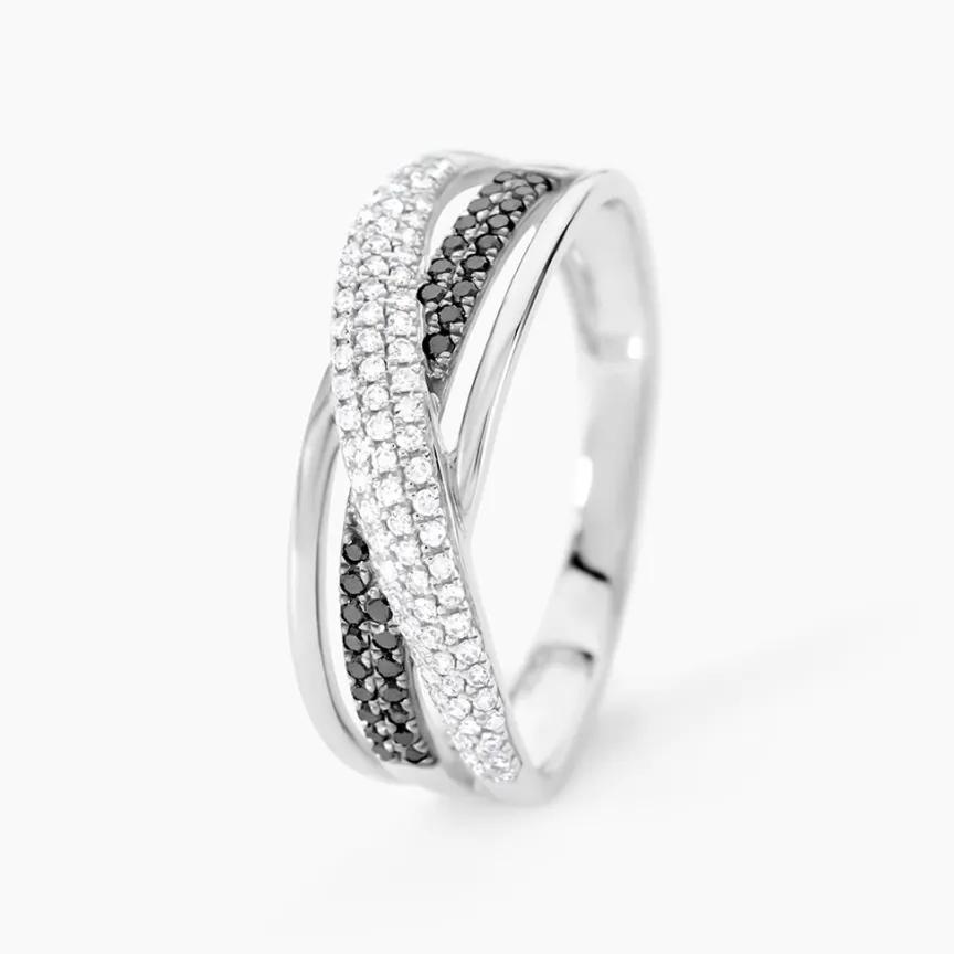 Bague Aina Or Blanc Diamant-Histoire d'Or
