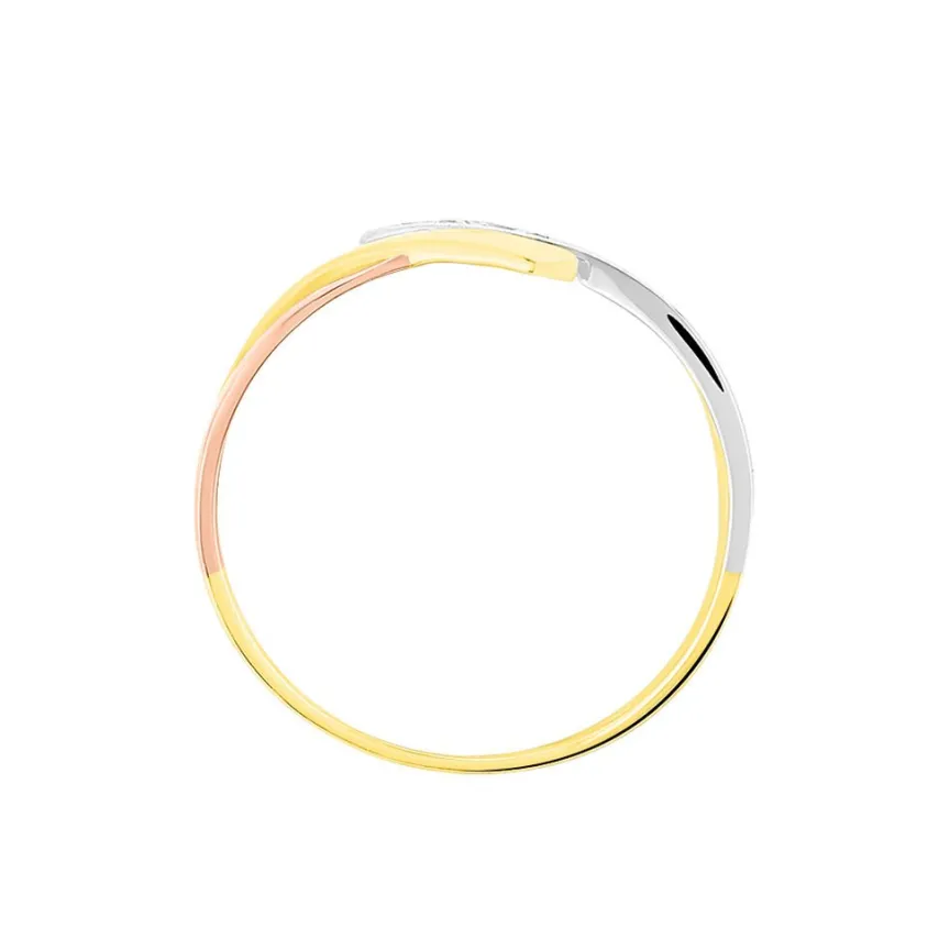 Bague Ainhoa Or Tricolore Diamant-Histoire d'Or Hot