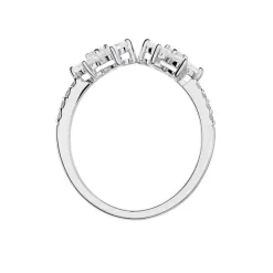 Bague Ajustable Sarette Argent Blanc Oxyde De Zirconium-Histoire d'Or Outlet