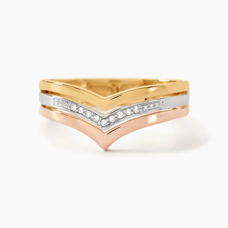 Bague Alix Or Tricolore Diamant-Histoire d'Or Best