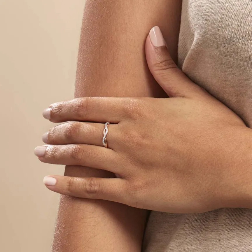 Bague Alizee Or Rose Diamant-Histoire d'Or Clearance