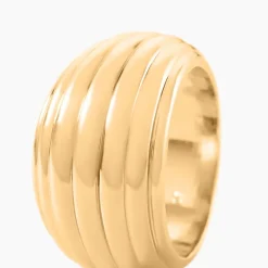 Bague Amae Plaque Or Jaune-Histoire d'Or Discount