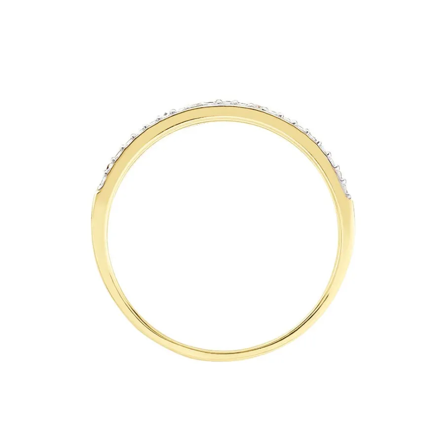 Histoire d'Or Bague Amias Or Jaune Emeraude Diamant