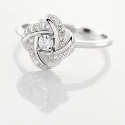 Bague Anasthase Argent Blanc Oxyde De Zirconium-Histoire d'Or Online