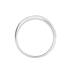 Bague Anelyse Or Blanc Oxyde De Zirconium-Histoire d'Or