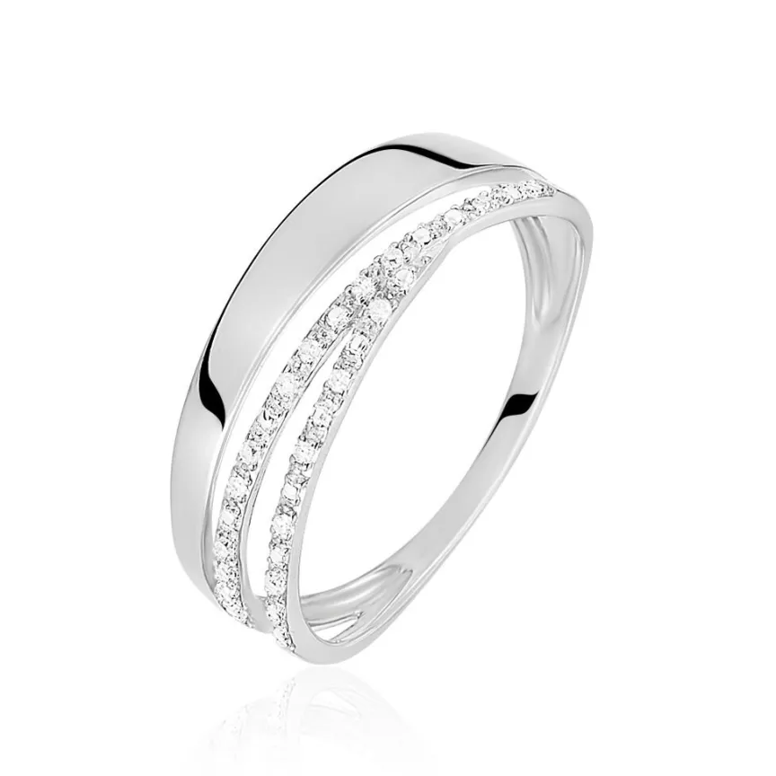Bague Angele Or Blanc Diamant-Histoire d'Or Outlet