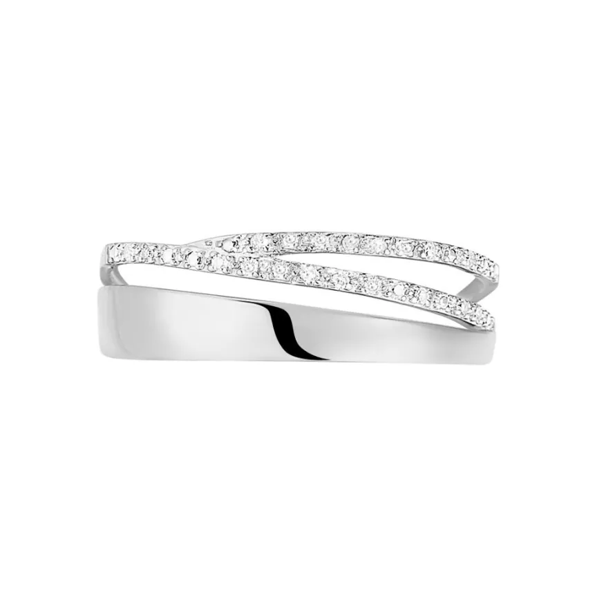 Bague Angele Or Blanc Diamant-Histoire d'Or Outlet